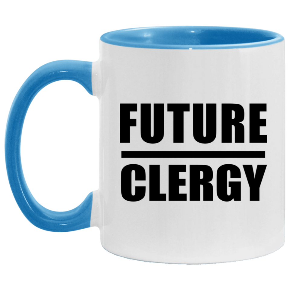 Future Clergy - 11oz Accent Mug Blue