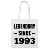 31st Birthday Legendary Since 1993 - Tote Bag White