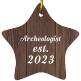 Archeologist Established Est. 2023 - Star Ornament D