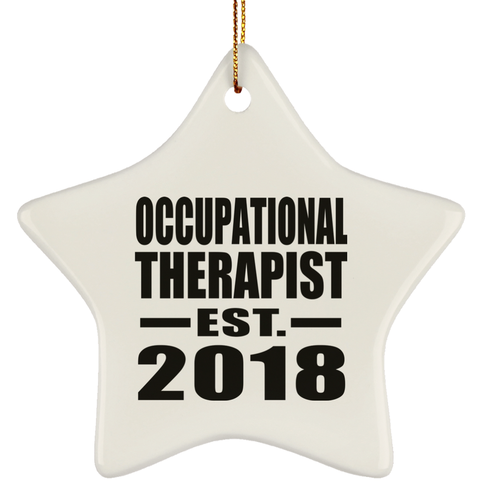 Occupational Therapist Established EST. 2018 - Star Ornament