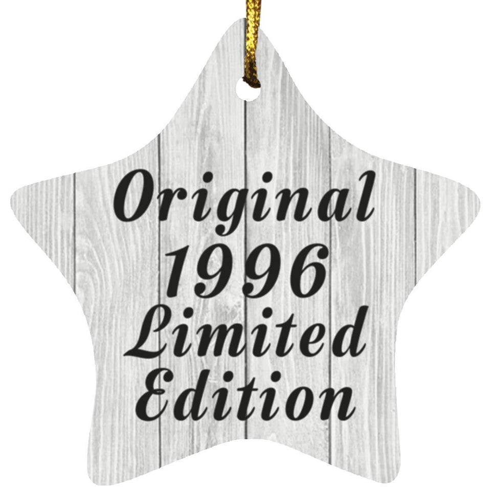 28th Birthday Original 1996 Limited Edition - Star Ornament F