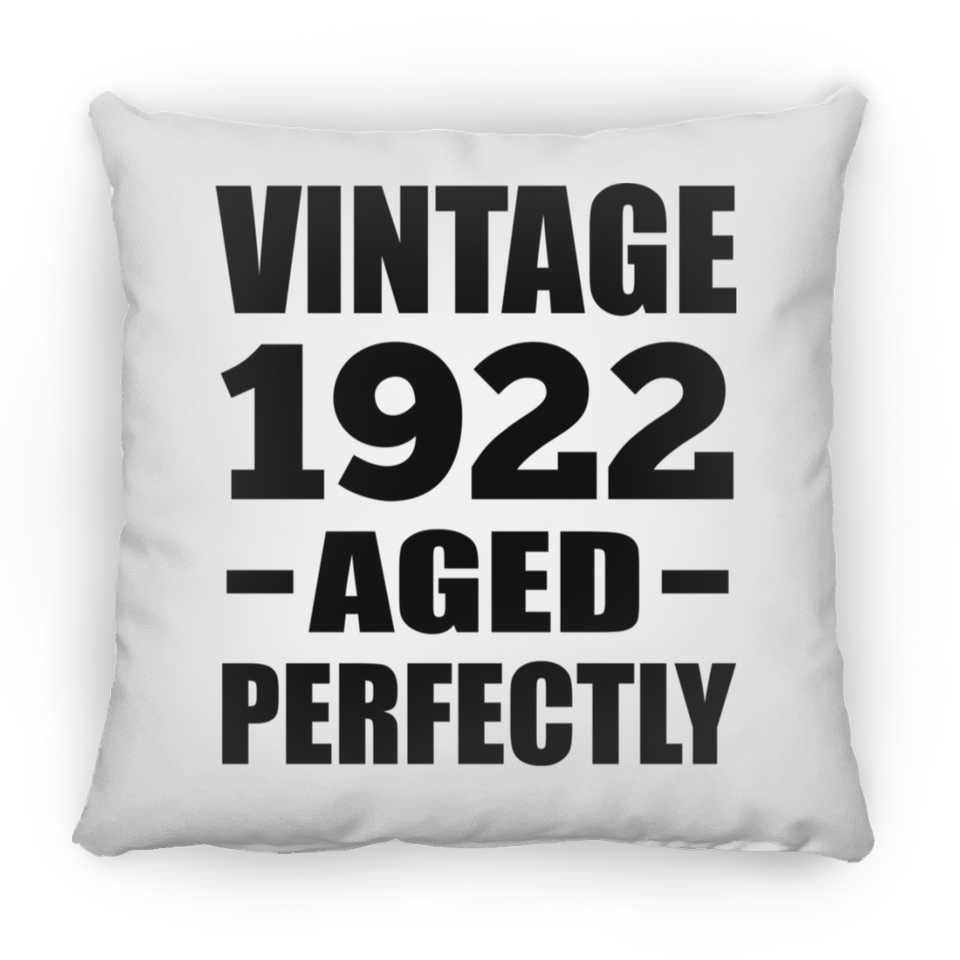 102nd Birthday Vintage 1922 Aged Perfectly - Throw Pillow