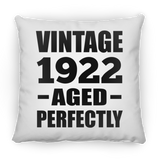 102nd Birthday Vintage 1922 Aged Perfectly - Throw Pillow