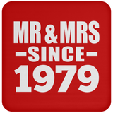 45th Anniversary Mr & Mrs Since 1979 - Drink Coaster
