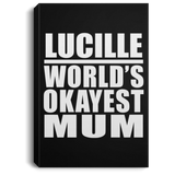 Lucille World's Okayest Mum - Canvas Portrait