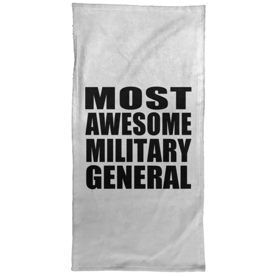Most Awesome Military General - Hand Towel