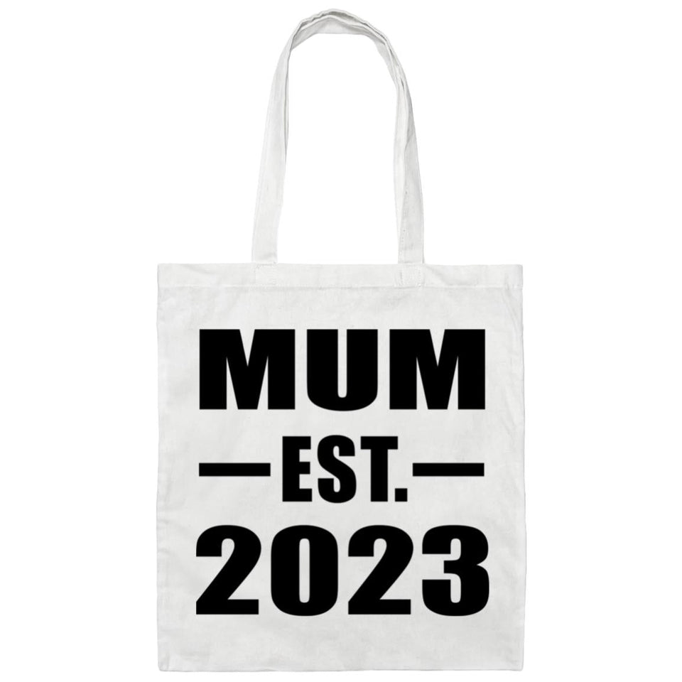 Mum Established EST. 2023 - Tote Bag White