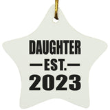 Daughter Established EST. 2023 - Star Ornament