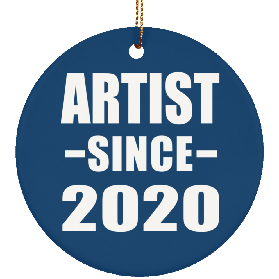Artist Since 2020 - Circle Ornament