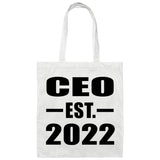CEO Established EST. 2022 - Tote Bag White