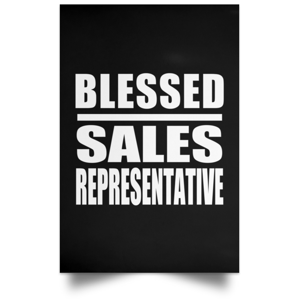 Blessed Sales Representative - Poster Portrait
