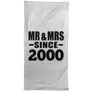 24th Anniversary Mr & Mrs Since 2000 - Hand Towel