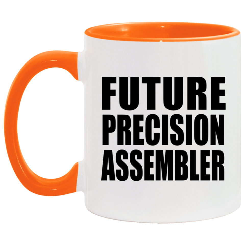 Future Precision Assembler - 11oz Accent Mug Orange