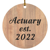 Actuary Established Est. 2022 - Circle Ornament C