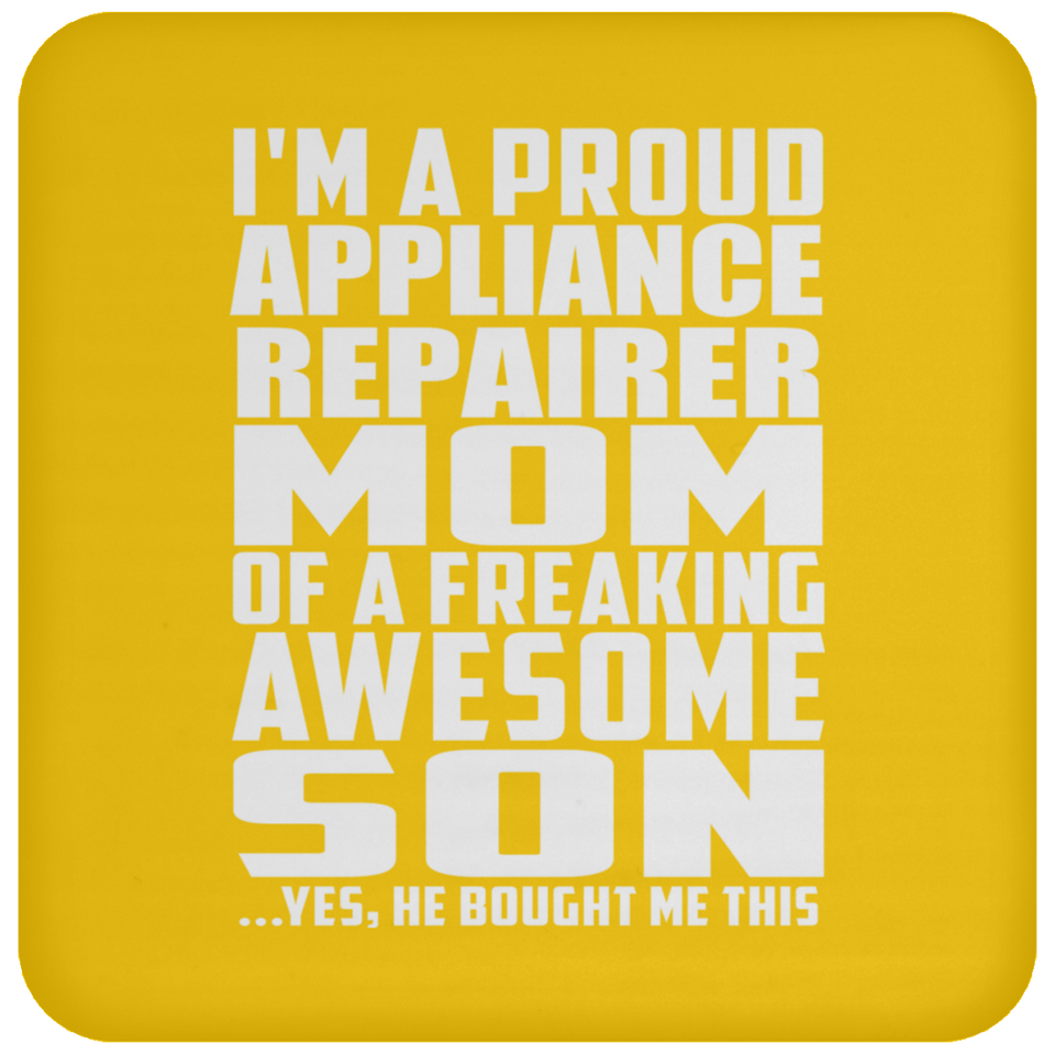 Proud Appliance Repairer Mom Of Awesome Son - Drink Coaster