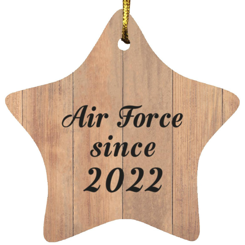 Air Force Since 2022 - Star Ornament C