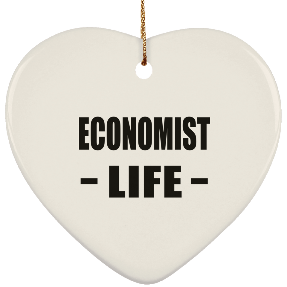 Economist Life - Heart Ornament
