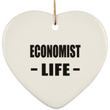 Economist Life - Heart Ornament