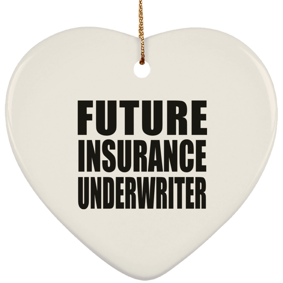 Future Insurance Underwriter - Heart Ornament