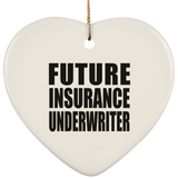 Future Insurance Underwriter - Heart Ornament