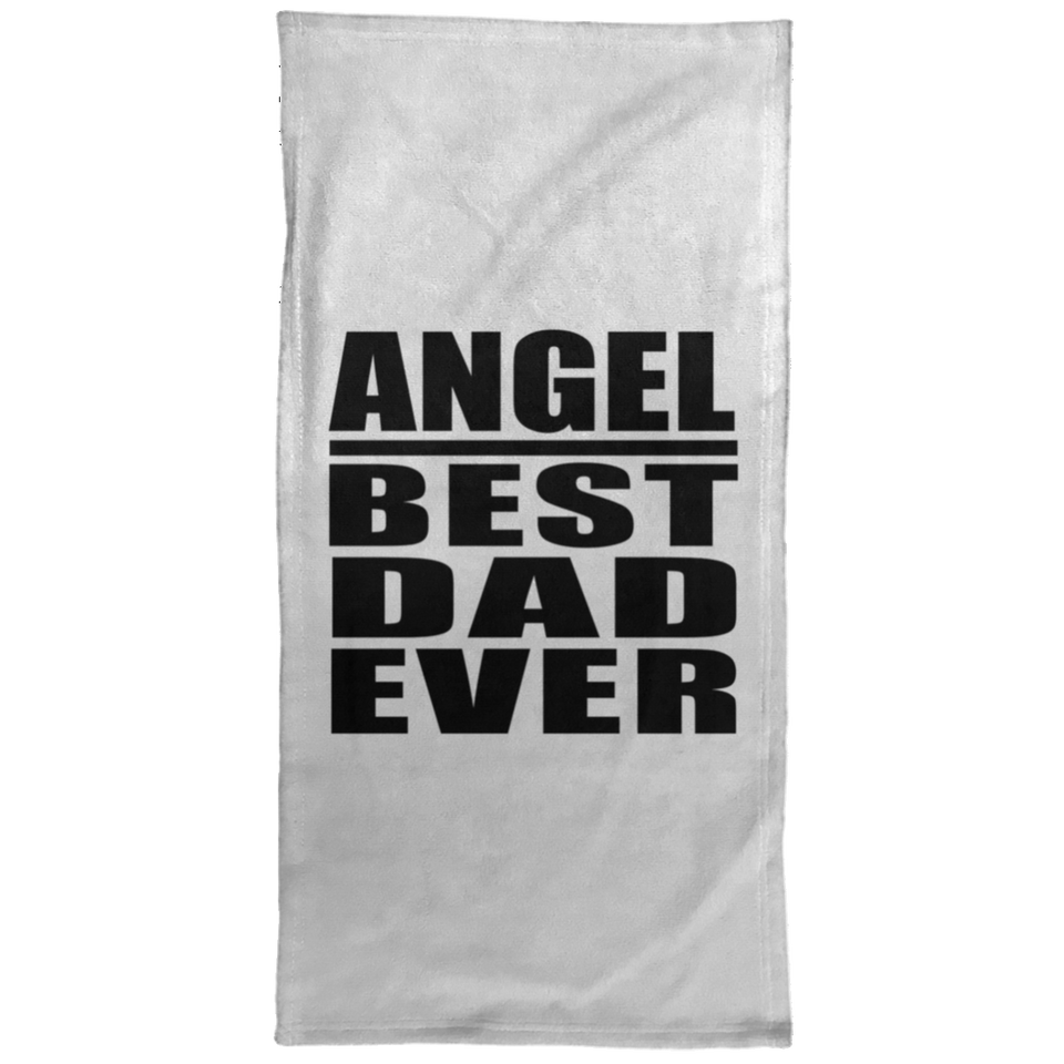 Angel Best Dad Ever - Hand Towel
