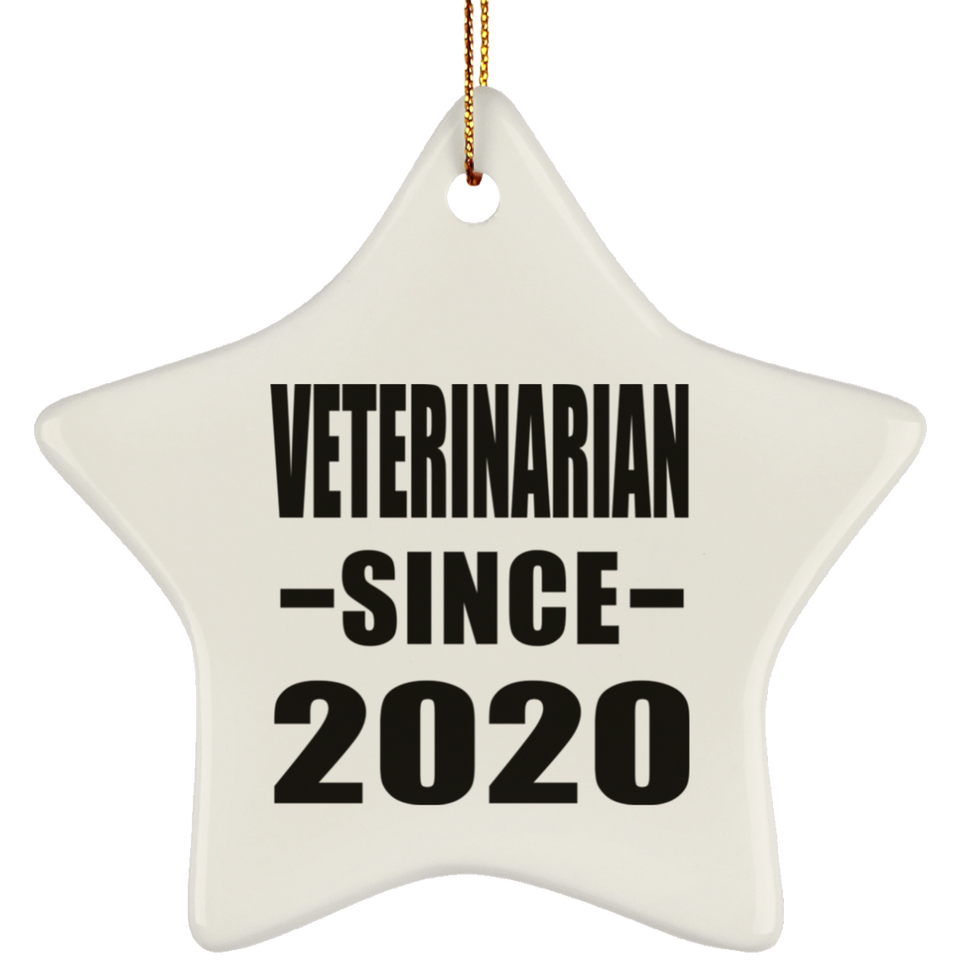 Veterinarian Since 2020 - Star Ornament
