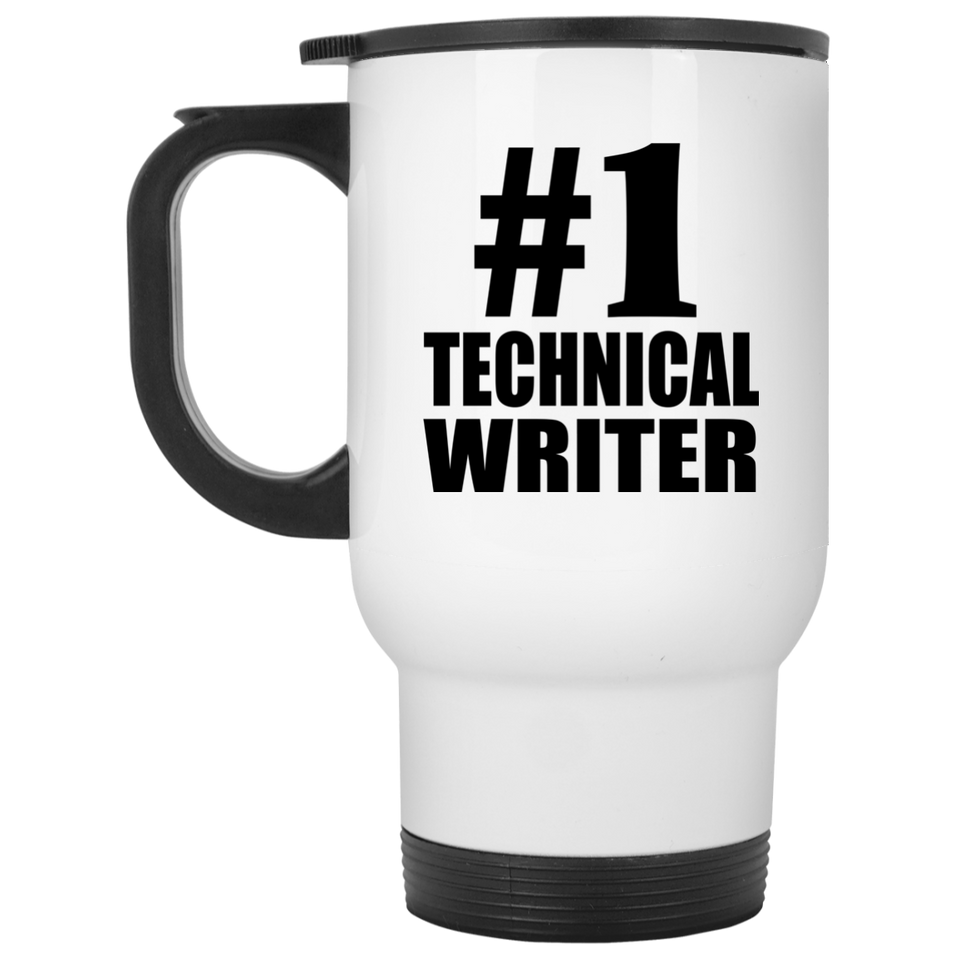 Number One #1 Technical Writer - White Travel Mug