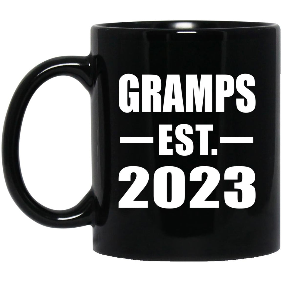 Gramps Established EST. 2023 - 11oz Coffee Mug Black