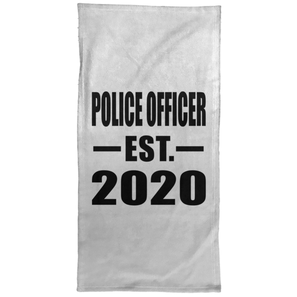 Police Officer Established EST. 2020 - Hand Towel