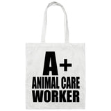 A+ Animal Care Worker - Tote Bag White