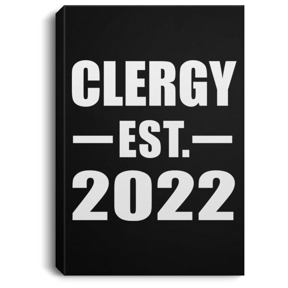 Clergy Established EST. 2022 - Canvas Portrait