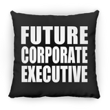 Future Corporate Executive - Throw Pillow Black