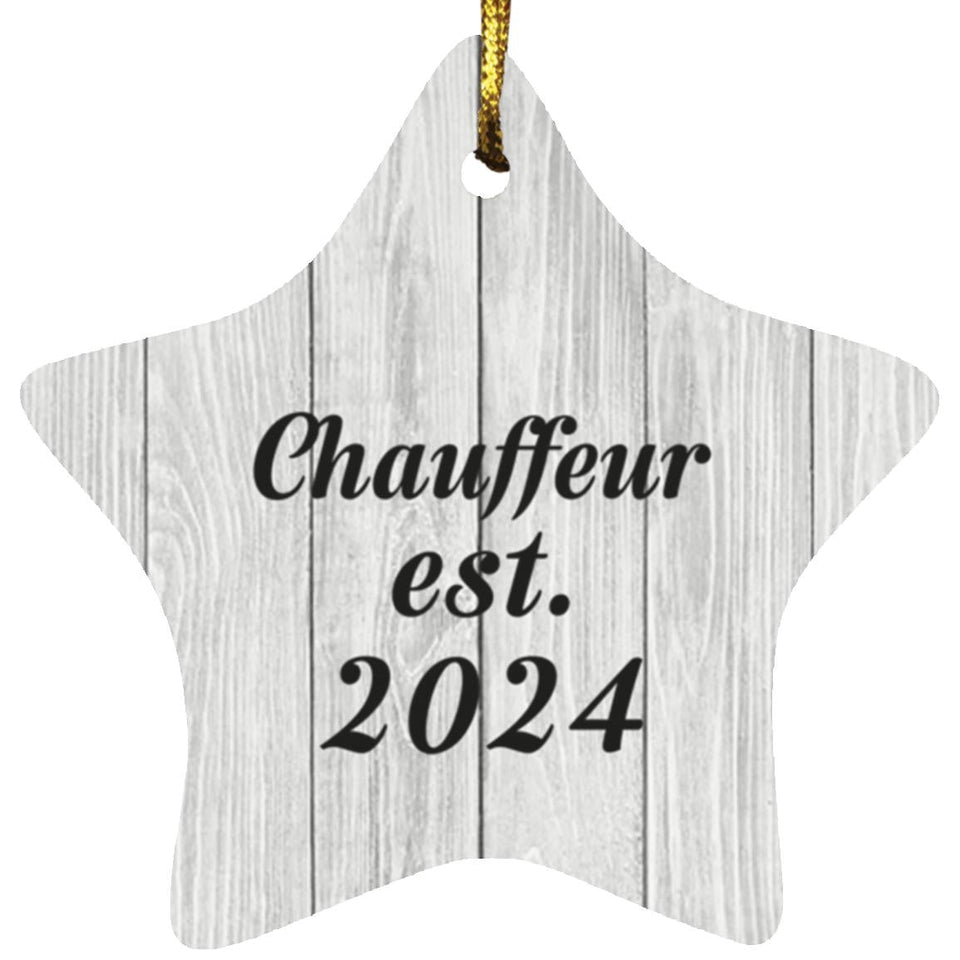Chauffeur Established Est. 2024 - Star Ornament F