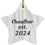 Chauffeur Established Est. 2024 - Star Ornament F