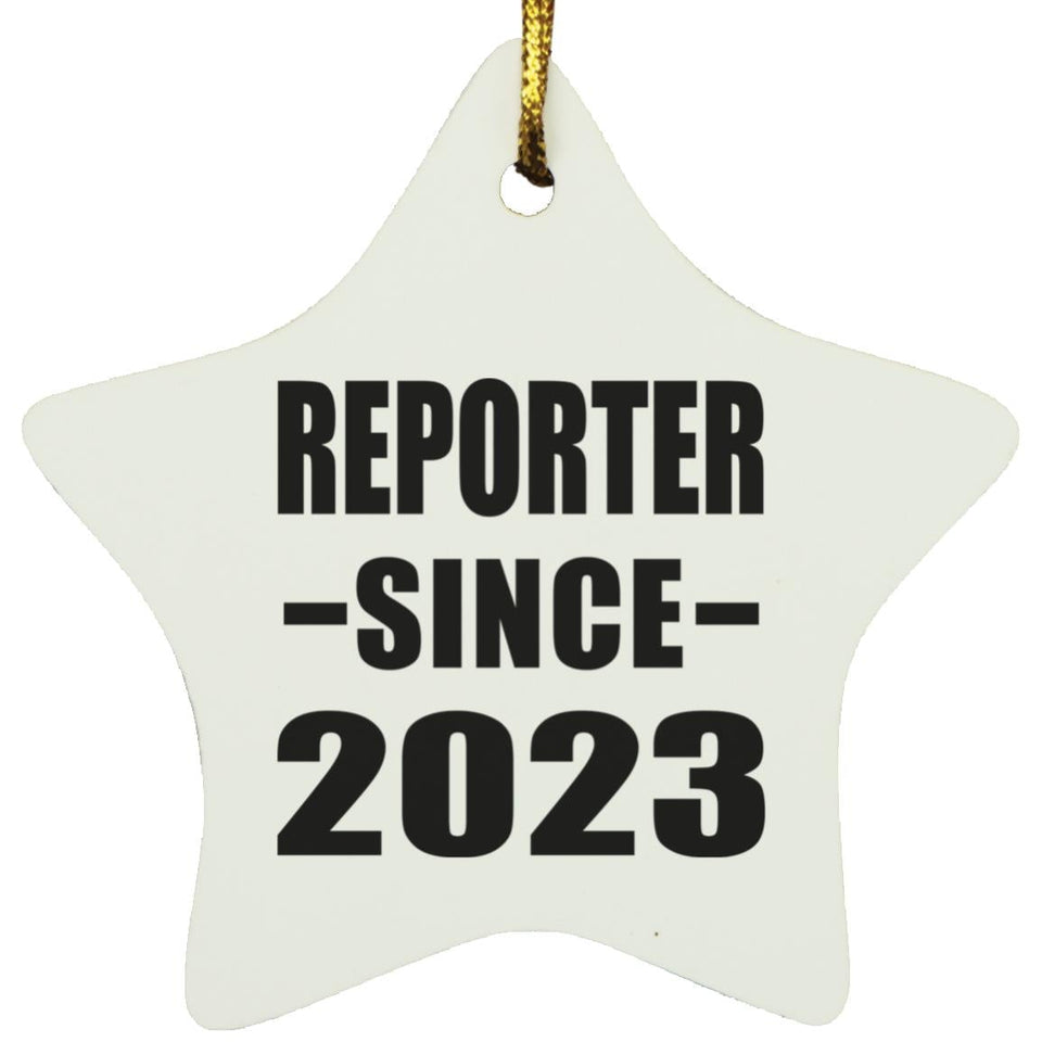 Reporter Since 2023 - Star Ornament