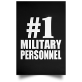 Number One #1 Military Personnel - Poster Portrait