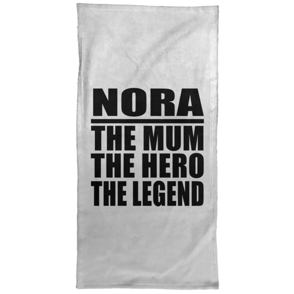 Nora The Mum The Hero The Legend - Hand Towel