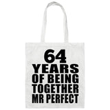 64th Anniversary 64 Years Of Being Mr Perfect - Tote Bag White