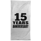 15th Anniversary 15 Years Anniversary - Hand Towel