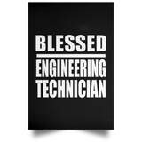 Blessed Engineering Technician - Poster Portrait