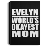 Evelyn World's Okayest Mom - Canvas Portrait