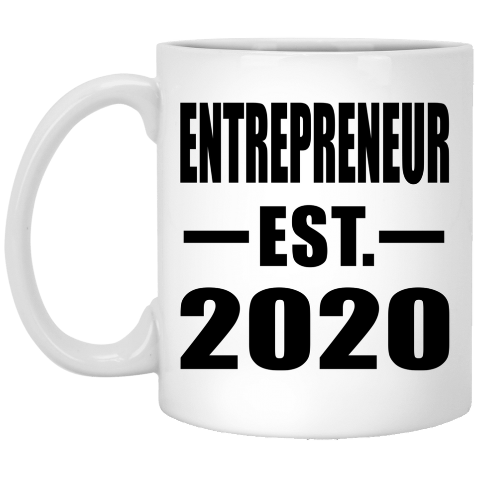 Entrepreneur Established EST. 2020 - 11oz Coffee Mug