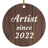 Artist Since 2022 - Circle Ornament D