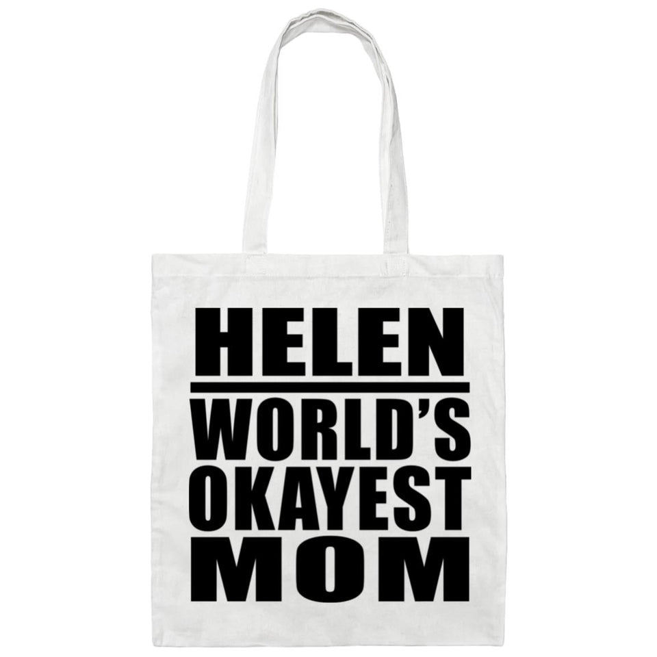 Helen World's Okayest Mom - Tote Bag White
