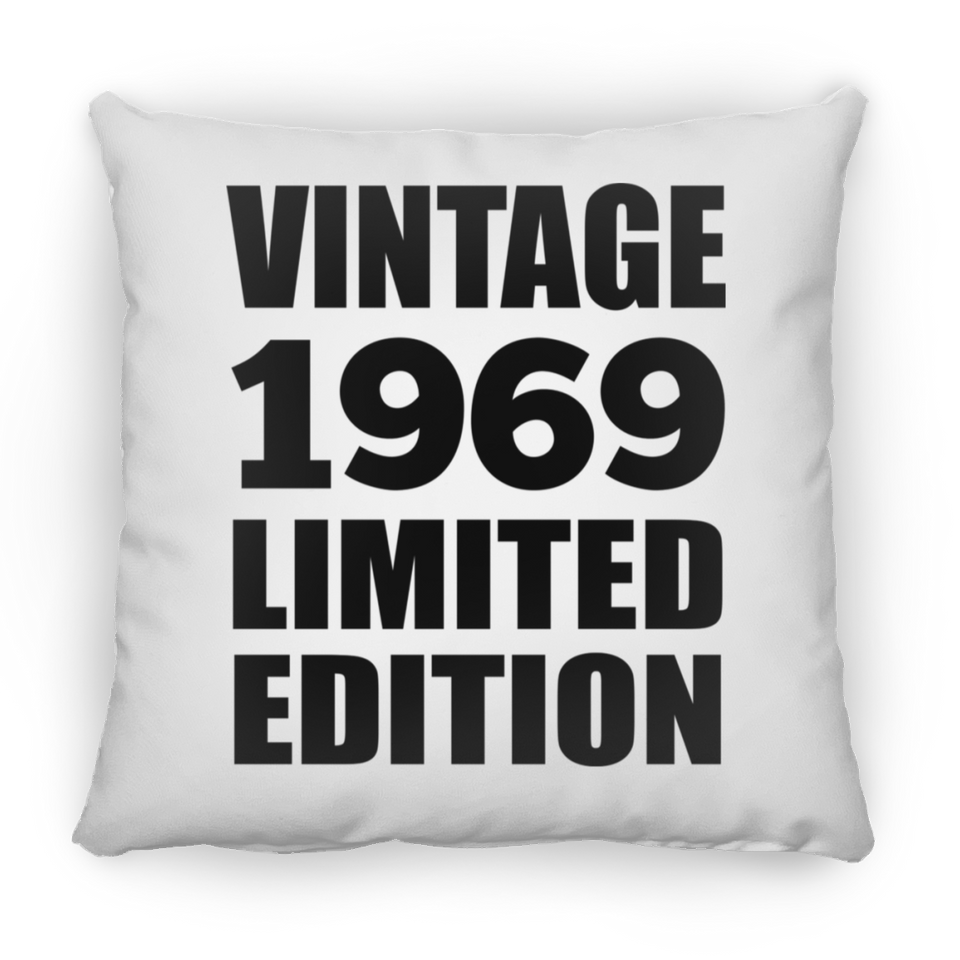 55th Birthday Vintage 1969 Limited Edition - Throw Pillow