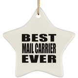 Best Mail Carrier Ever - Star Ornament