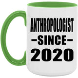 AntHRopologist Since 2020 - 15oz Accent Mug Green
