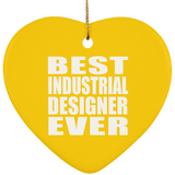 Best Industrial Designer Ever - Heart Ornament