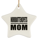 Norrbottenspets Mom - Star Ornament
