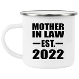 Mother In Law Established EST. 2022 - 12oz Camping Mug